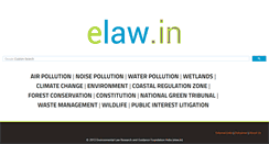 Desktop Screenshot of elaw.in