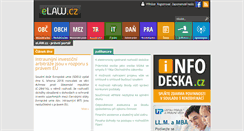 Desktop Screenshot of elaw.cz
